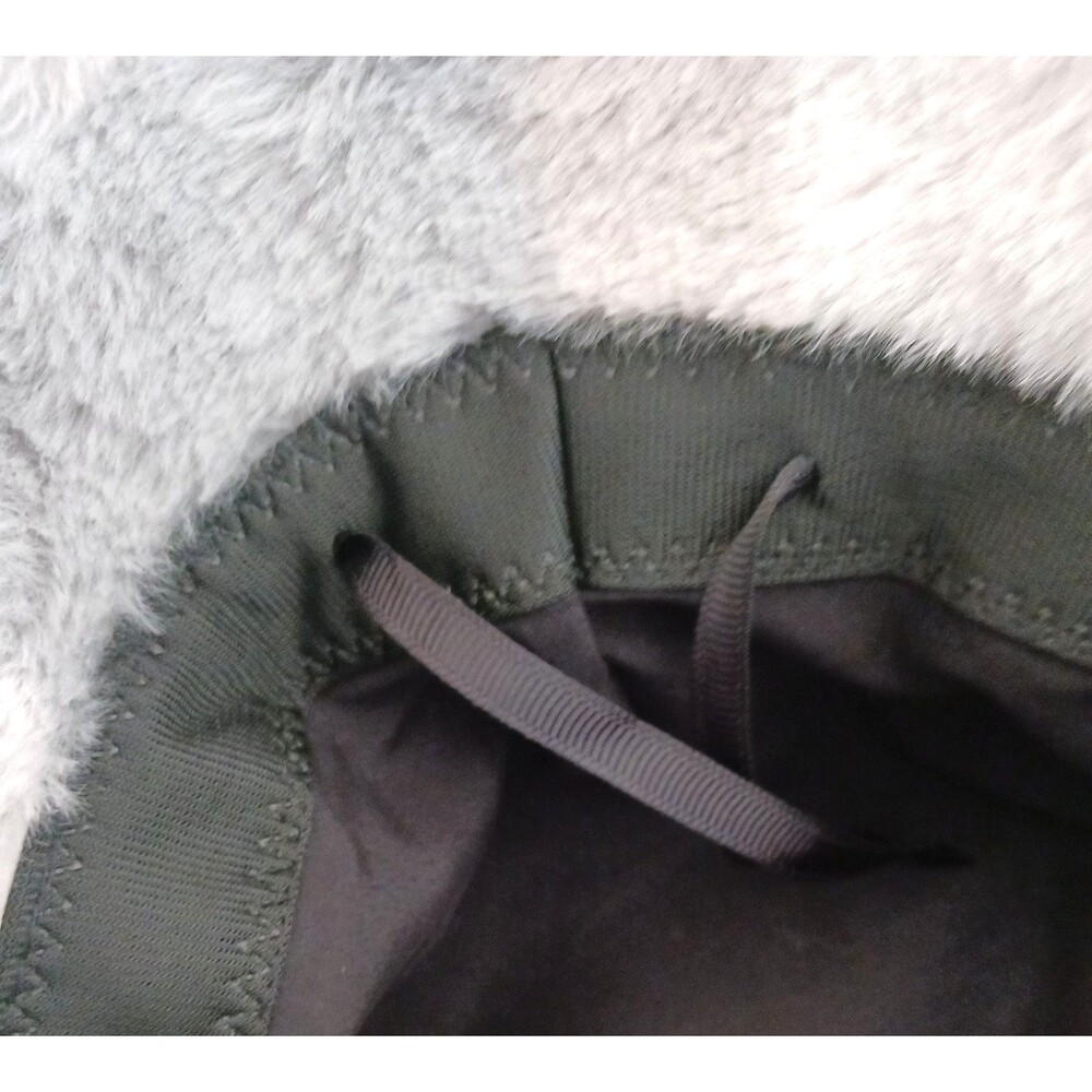 NEW Faux Fur Bucket Hat Light Gray Tan Cream Patchwork O/S - Picture 4 of 9